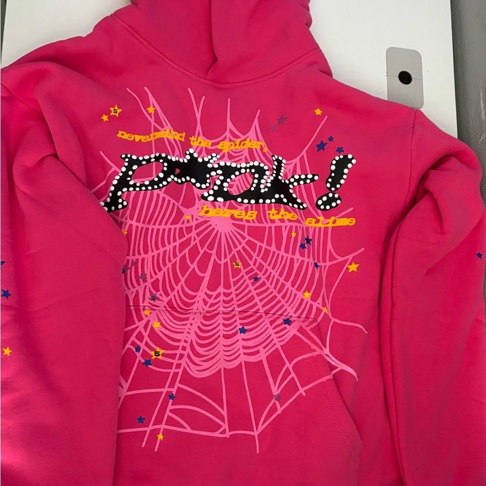 Magenta Spider Hoodie